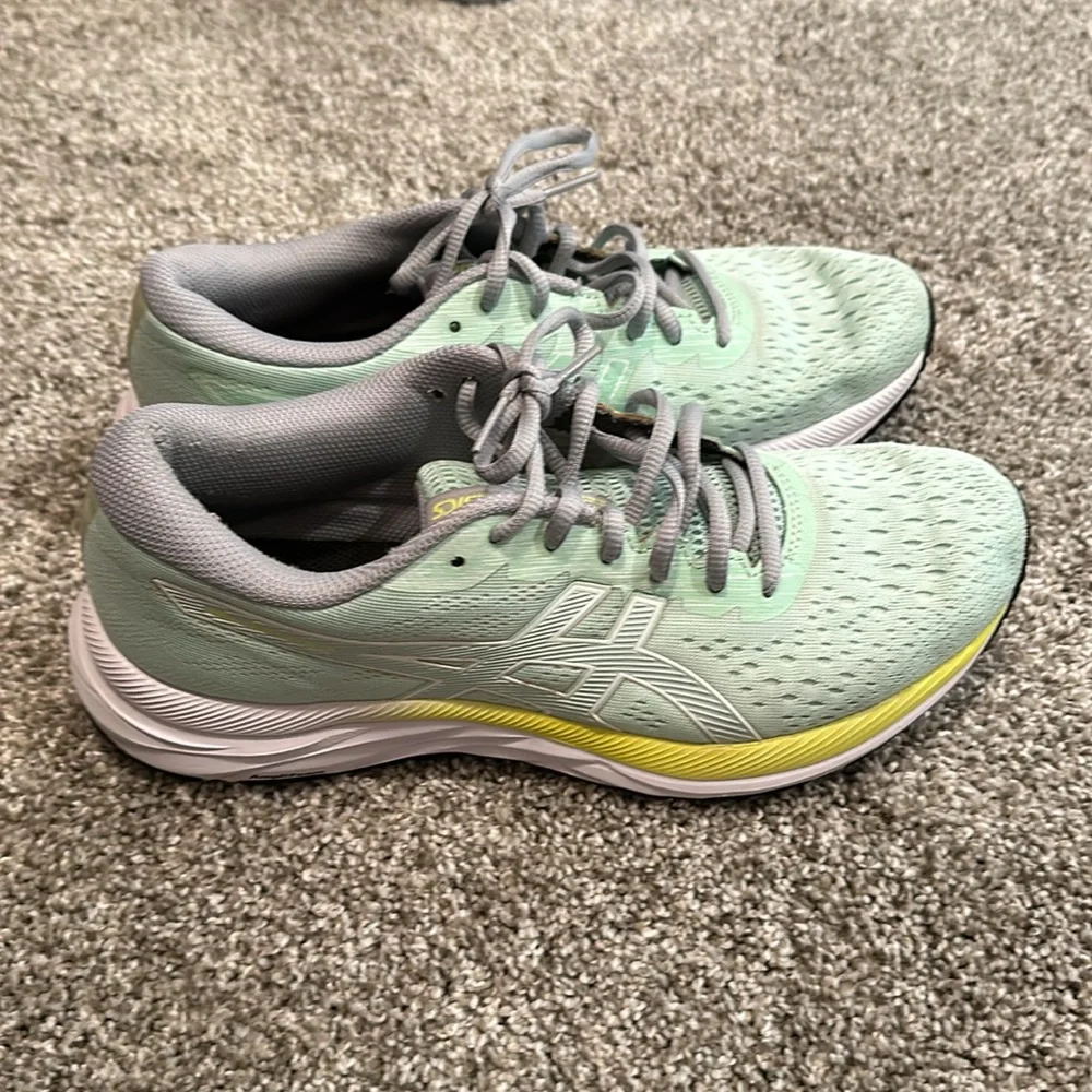 ASICS Women’s Athletic Shoes Mint Green Size 10 - Picture 4 of 7